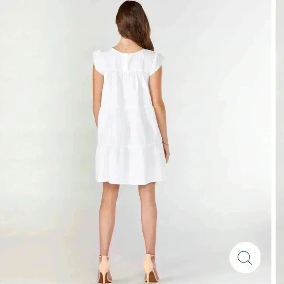 Maxwell and Geraldine The Rose Dress in Rose White XS - Picture 5 of 7